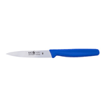 Icel Paring Knife, 3-1/4" Blade, Blue Handle