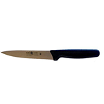 Icel Utility Knife, 5-1/2" Blade, Black Plastic Handle