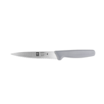 Icel Utility Knife, Serrated Edge, 5-1/2" Blade, Gray Plastic Handle