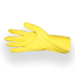 Impact-Products Flock-Lined Latex Gloves, 1 Pair - Large