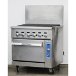 Imperial IR-36BR-C Radiant Broiler Range with Convection Oven Gas, Excellent Condition