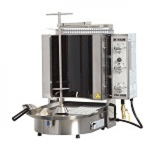 Inoksan PDG300NR-N, 100 Lbs Natural Gas Gyro Machine, Bottom Motor, Robax Glass, NSF, ETL