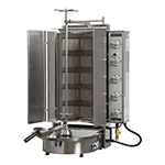 Inoksan PDG500NM-N, 200 Lbs Natural Gas Gyro Machine, Bottom Motor, Wire Mesh, NSF, ETL