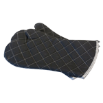 Johnson-Rose Charcoal Cotton Oven Mitt - 15"