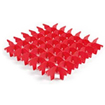Kapp Red Dishwasher Glass Rack Base Separator, 49 Compartment