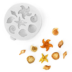Katy Sue Shells and Starfish Silicone Fondant Mold