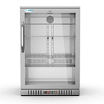 Koolmore 24 in. One-Door Back Bar Stainless Steel Refrigerator - 4.1 Cu