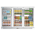 KoolMore 53 in. Three-Door Back Bar Refrigerator - 11 Cu Ft. 