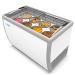 KoolMore 8 Tub Ice Cream Dipping Cabinet Display Freezer with Sliding Glass Door, 13 cu. ft.