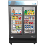 KoolMore  Two-Door Merchandiser Refrigerator - 45 Cu Ft.