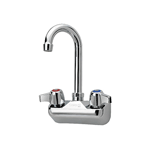 Krowne 10-400L Low Lead Gooseneck Splash Mount Faucet, 4" Centers