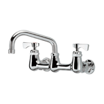 Krowne Metal 14-806L Royal Series 8" Center Wall Mount Faucet with 6" Spout