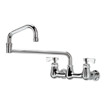 Krowne Metal 14-818L Royal Series 8" Center Wall Mount Faucet with 18" Jointed Spout