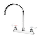 Krowne Metal 15-502L Royal Series 8" Center Deck Mount Faucet with 8-1/2" Gooseneck Spout