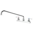 Krowne Metal 15-516L Royal Series 8" Center Deck Mount Faucet with 16" Spout