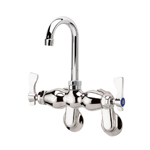 Krowne Metal 15-625L Royal Series Adjustable Centers Wall Mount Faucet with 3-1/2" Gooseneck Spout