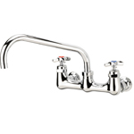 Krowne Metal 18-812L Royal Series 3/4" Full Flow Wall Mount Faucet with 12" Spout