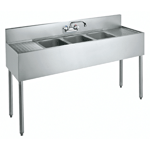 Krowne Metal CS-1860 - 60" Convenience Store Sink