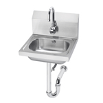 Krowne Metal HS-12 - 16" Wide Hand Sink with Electronic Faucet and P-Trap