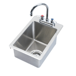 Krowne Metal HS-1425 - 12" x 18" Drop-In Hand Sink with 5" Deep Bowl