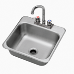 Krowne Metal HS-1515 - 15" x 15" Drop-In Hand Sink