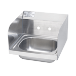 Krowne Metal HS-26-LF - 16" Wide Hand Sink with Side Splashes (Less Faucet)