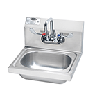 Krowne Metal HS-43 - 16" Wide Hand Sink With Wrist Blade Handles