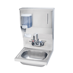 Krowne Metal HS-56 - 16" Wide Hand Sink with Soap & Towel Dispenser