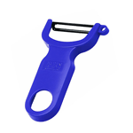 Kuhn Rikon Peeler Plastic handle, Carbon Steel Blade - Blue