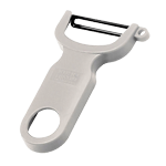 Kuhn Rikon Peeler Plastic handle, Carbon Steel Blade - White