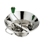 L. Tellier Mouli Food Mill (Tomato Strainer / Crusher) # S3, Tinned, 5 Qt. Capacity