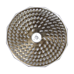 L. Tellier Replacement Grid/Grill Plate S/S, For X3 5 Qt. Mouli Mill - Coarse (4.0mm Holes)