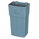Lakeside 202 Large Gray Wastebox