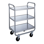 Lakeside 211 Stainless Steel Utility Tubular Frame 3 Shelf 16 X 24