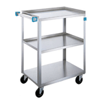 Lakeside 411 Stainless Steel Utility Cart - Med. Duty 15 1/2 x 24