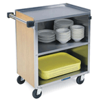 Lakeside 622 Medium Duty Enclosed Cart 3 Shelf 18 x 27