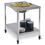 Lakeside 712 Mobile Mixing Bowl Stand - 30q Bowl Size