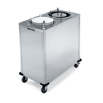 Lakeside 992 Adjust-a-Fit Mobile Heated Enclosed-Cabinet Dish Dispenser - Oval Platter