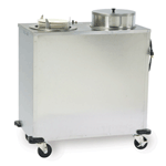 Lakeside E917 Express Heat Adjust-a-Fit Mobile Dish Dispenser - Plate Size: 4-1/4" to 7-1/2"