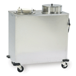 Lakeside E927 Express Heat Adjust-a-Fit Mobile Dish Dispenser - Plate Size: 6-1/2