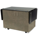 Lakeside LA6850BS 83" Breakout Dining Station Beige Suede Laminate Finish