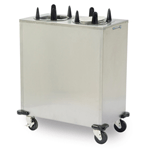 Lakeside V6211 Mobile Heated Enclosed-Cabinet Dish Dispenser - 2 Stack, Oval - Plate Size: 8
