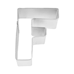 Letter 'F' Cookie Cutter, 2-1/4" x 3"