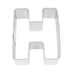 Letter 'H' Cookie Cutter,  2-1/4" x 3"