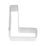 Letter 'L' Cookie Cutter, 2-1/4" x 3"