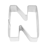 Letter 'N' Cookie Cutter, 2-3/8