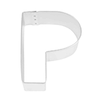 Letter 'P' Cookie Cutter, 2-1/4