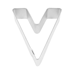 Letter 'V' Cookie Cutter, 2-1/2" x 3"