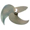 Lincoln OEM # 369182, Stainless Steel Fan Blade 10" Diameter x 1/2" Bore