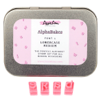 Lissie Lou Alpha Bakes Font 1 Lowercase Alphabet Stamp Tile Set